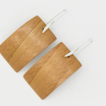 French Walnut Earrings